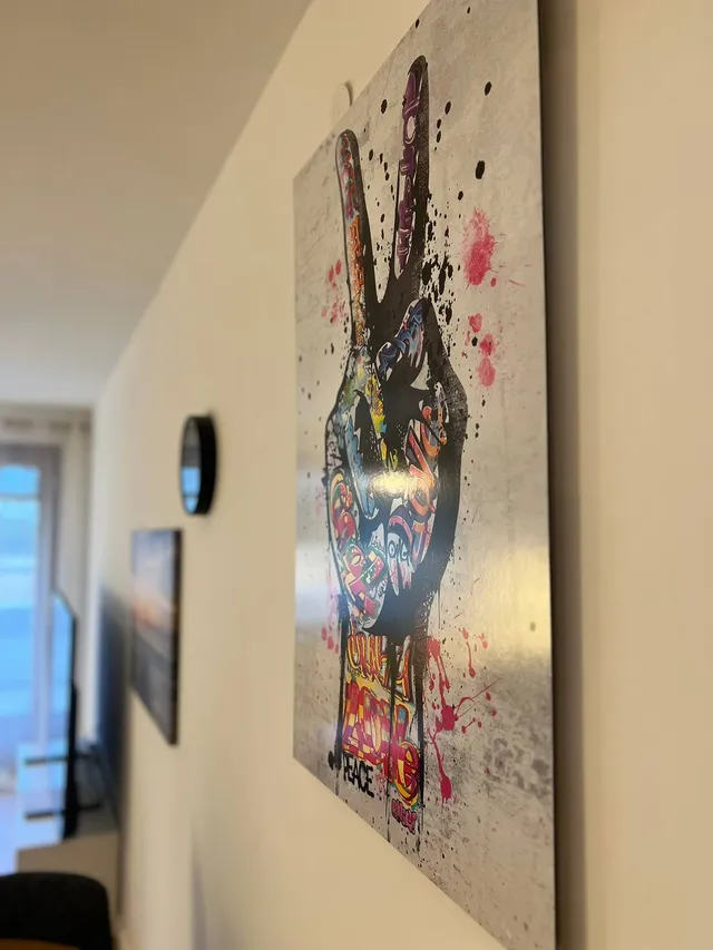 Wandbild im Flur