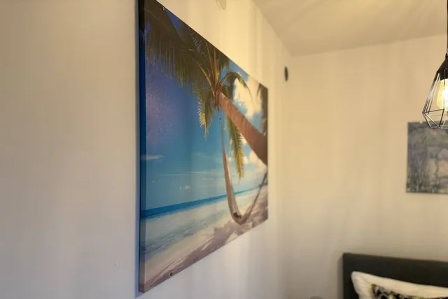 Wandbild im Schlafzimmer