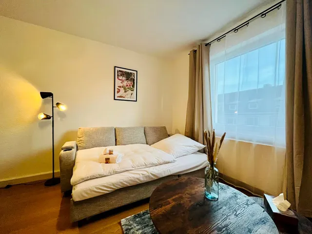 Schlafsofa am Fenster