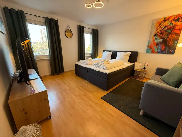 Bett und Sofa